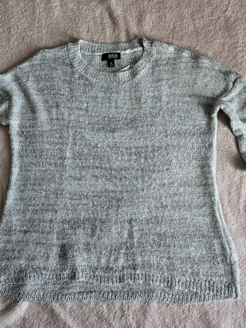 ana Soft Knit Crewneck Sparkly Sweater